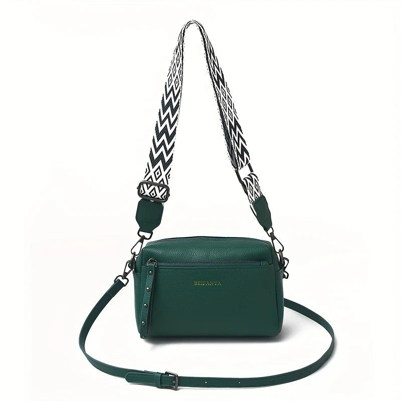 Women's Adjustable Crossbody Bag, Minimalist Design Shoulder Bag With Zipper Closure, Suitable For Daily Commuting And Casual, Formal Wear, Small Crossbody Bag
