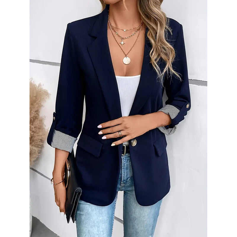 Women's Casual Blazers Open Front Long Sleeve Work Office Suit Jackets Blazer Business Casual Outfits