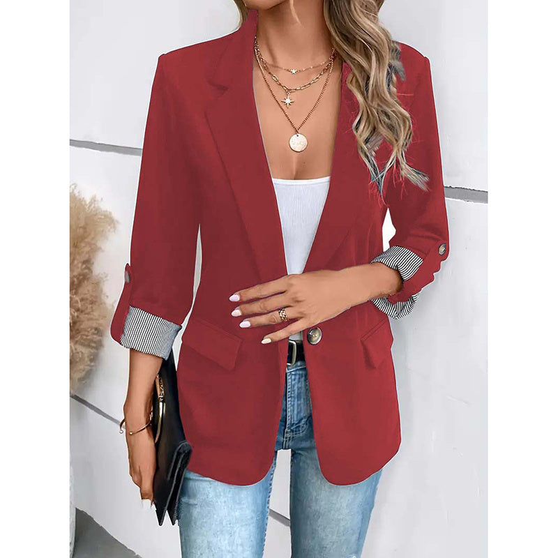 Women's Casual Blazers Open Front Long Sleeve Work Office Suit Jackets Blazer Business Casual Outfits
