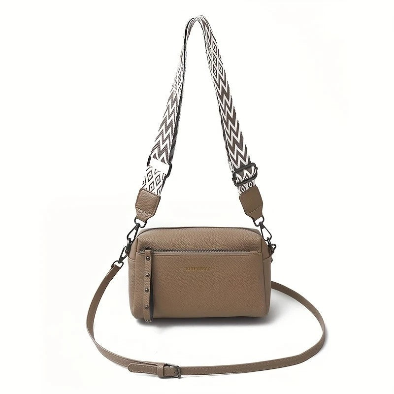 Women's Adjustable Crossbody Bag, Minimalist Design Shoulder Bag With Zipper Closure, Suitable For Daily Commuting And Casual, Formal Wear, Small Crossbody Bag