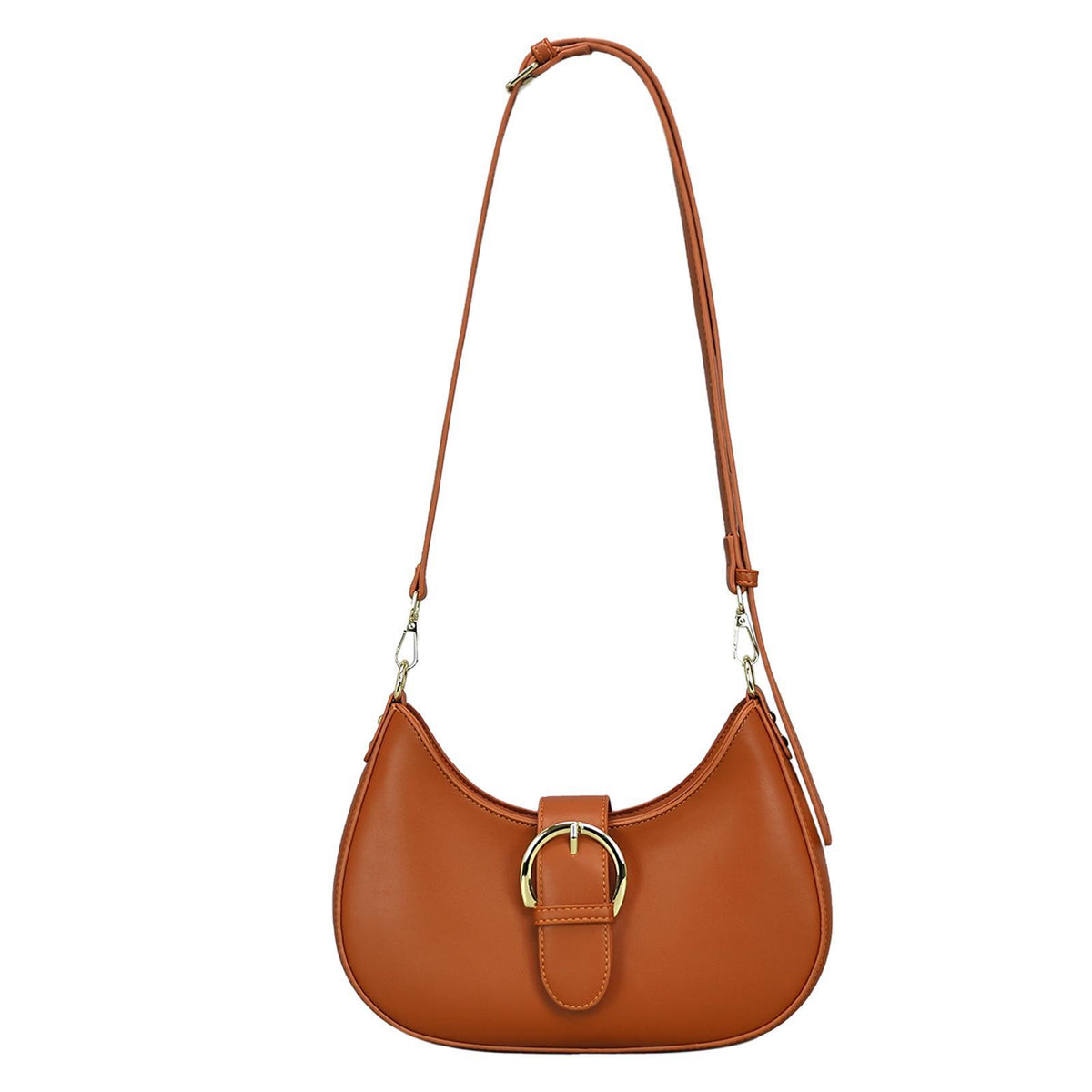 Fashion Los Angeles 0386 Series Women's Shoulder Bag Black Brown