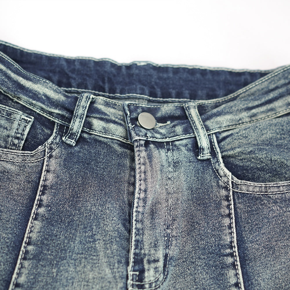 Vintage Star Pattern Jeans