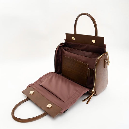 Women's Multifunctional Leather Shoulder Bag Handbag