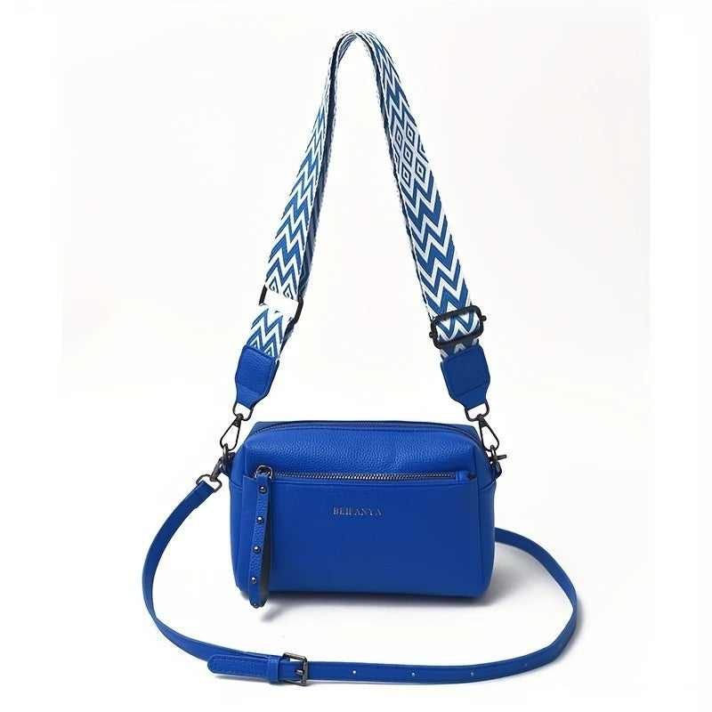 Women's Adjustable Crossbody Bag, Minimalist Design Shoulder Bag With Zipper Closure, Suitable For Daily Commuting And Casual, Formal Wear, Small Crossbody Bag