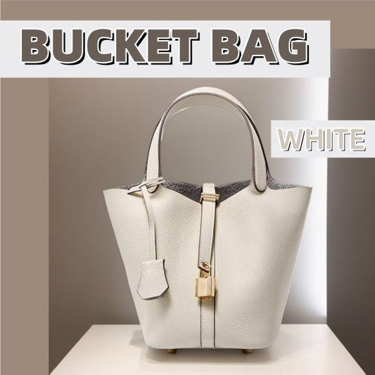 Basket Bag Palm Purple Blue Powder Yellow Ash Black White